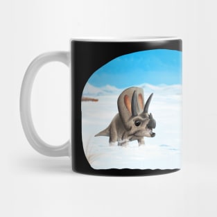 Christmas Cute Dino Snow Mug